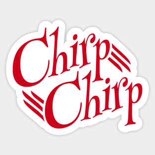 Ball State Chirp Chirp Sticker